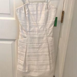 NWT Strapless White Lilly Pulitzer Dress. Size 2